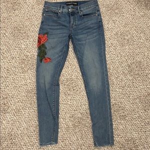 Embroidered jeans